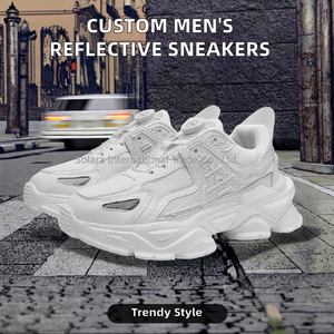 Zapatillas Deportivas Casuales Personalizables con Cordones y Logotipo, Diseño de Perilla Giratoria, Reflectantes, Transformables, para Hombre y Mujer, para Correr, Otoño e Invierno - Product Image 3