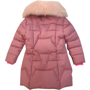 Blouson aviateur d'hiver ODM pour enfants pour filles Veste en fourrure imperméable avec fermeture éclair personnalisable pour les tout-petits filles - Product Image 2