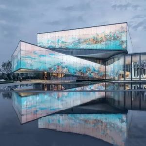 ม่านแก้วใสแบบนิ่มยืดหยุ่นได้หน้าจอ LED ตาข่ายสำหรับติดผนัง P30 P20 P40 P50 Sexi สำหรับติดผนังกลางแจ้ง - Product Image 1