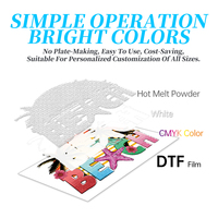 Nueva Impresora de Película PET A3 DTF para Impresión de Camisetas y Prendas con Tinta de Pigmento, Cabezal Epson Automático, Impresora Digital con 1 Año de Garantía