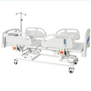 311PN Electric Hospital Bed Multifunctional Medical Hospital Care Bed With Infusion Pole