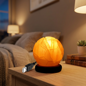 Lámpara de Sal Rosa del Himalaya Mini USB al por Mayor, Artesanía Natural Tallada a Mano de la Mejor Calidad - Product Image 1