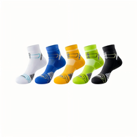 Chaussettes de course professionnelles pour hommes, mi-mollet, semelle éponge épaisse, adaptées aux sports d'automne et d'hiver, cyclisme, basketball, anti-odeur
