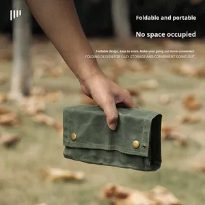 Sac <span class=keywords><strong>de</strong></span> <span class=keywords><strong>rangement</strong></span> en toile durable <span class=keywords><strong>de</strong></span> 3mm d'épaisseur pour le camping en plein air ensemble <span class=keywords><strong>de</strong></span> bouteilles <span class=keywords><strong>de</strong></span> <span class=keywords><strong>gaz</strong></span> et d'épices portables pour la randonnée et le stockage d'épices au barbecue - Product Image 3