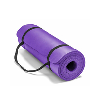 Tapis de yoga NBR de haute qualité Timecreate, taille et épaisseur personnalisées (8 mm-40 mm), antidérapant, imperméable, pour exercices à domicile, disponible en plusieurs couleurs
