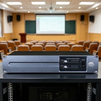 Amplificateur de puissance professionnel DE-2600 pour auditorium scolaire, équipement sonore 2 canaux, amplificateurs pour salles de classe et de conférence