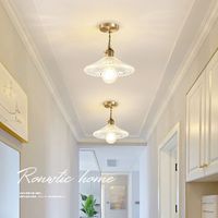 Lámpara de Techo de Hierro para Dormitorio, Lámpara de Pasillo Retro para Comedor, Barra de Luz LED para Entrada, Personalizada, Estilo Japonés