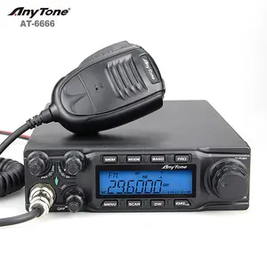 AnyTone 6666 60W ad alta potenza AM FM SSB CB Radio 27mhz con antenna radio Walkie alike cb a lungo raggio