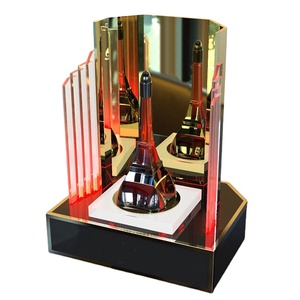 Acryl Aanrecht Likeur Display Stand Met Led Licht Voor Wodka Whisky Showcase Houder In Bar Club En Winkel - Product Image 3