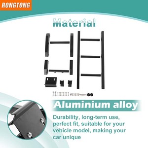 Phụ Kiện Xe Hơi Hợp Kim Nhôm Phía Sau Thang Xe Phía Sau Cửa Sau Cổng Sau Thang Cho Suzuki <span class=keywords><strong>Jimny</strong></span> Jb74 2019 + - Product Image 5