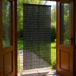 Cortina Antimosquitos de Bambú Gris Oscuro, 39.4x86.6 Pulgadas, Ecológica, Repelente de Insectos para Uso Doméstico - Product Image 2