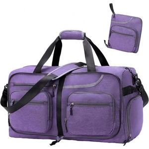 BSCICustom Heavy Duty Large Capacity Foldable Portable Duffle Suite <b>Case</b> Waterproof Cationic Oxford Fitness <b>Luggage</b> <b>Bag</b> - Product Image 2