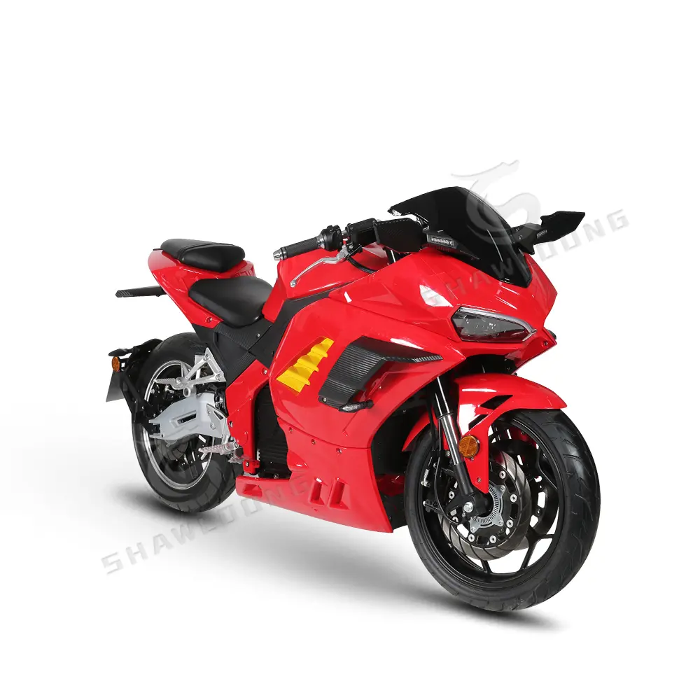 EWG-zertifiziertes Elektro-Streetbike-Motorrad für Erwachsene 5000 W Leistung mit 72 V Spannung