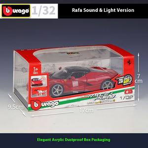 Bburago โมเดลของเล่นโลหะ laferrarii, โมเดลของเล่นแบบ1:32พร้อมไฟเสียงรถจำลองของเล่นเหล็กหล่อสำหรับเป็นของขวัญสำหรับเด็กและผู้ใหญ่ - Product Image 3