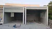 Bâtiment préfabriqué personnalisé en panneaux sandwich respirants pour entrepôt extérieur, atelier, jardin, appartement, garage, bureau