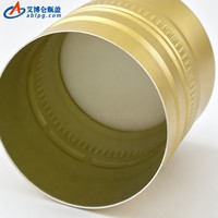 Fabricant Fournisseur OEM Bouchon à vis anti-fuite coloré en aluminium recyclable ROPP pour bouteille de vin ou de whisky en verre