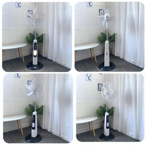 Ventilateur d'extraction d'énergie solaire <span class=keywords><strong>rechargeable</strong></span> Zhongshan Hybrid Premium avec panneau et batterie de secours pour la maison et l'extérieur - Product Image 4