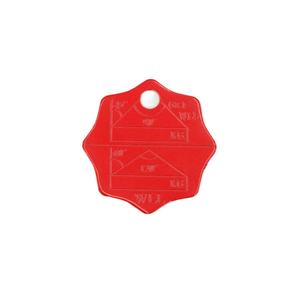 맞춤형 금속 스탬핑 빈 태그 알루미늄 블랭크 금속 태그 구멍이있는 라운드 - Product Image 6