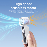 Ventilateur portable mini sur pied OEM 2000 mAh à recharge rapide Type-C, refroidisseur d'air turbo pour camping, sport, bureau