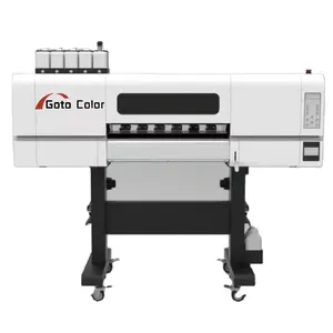 Impresora DTF de promoción, cabezal de impresión i3200 con secador de polvo, máquina de impresión de etiquetas de prensa en caliente para pequeñas empresas
