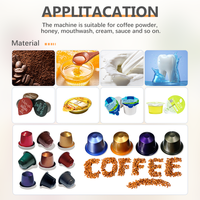 Machine de remplissage et de scellage automatique à grande vitesse pour capsules de café en poudre K Cup, petite machine de scellage de gobelets