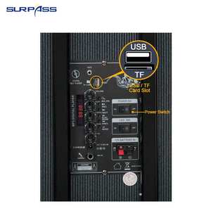 Mini haut-parleur avec batterie au Lithium intégrée, plateau Rechargeable de 12 pouces, offre spéciale d'usine, OEM ODM, en promotion - Product Image 6