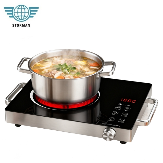 New Design 2000W VDE BS Plug Electric Infrared Cooker Countertop Kitchen Appliances