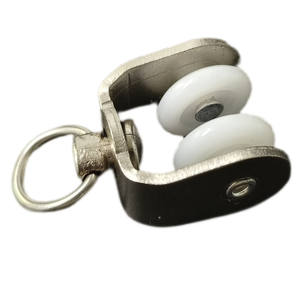 Riel de cortina Polea de metal H Rail Roller Bead - Product Image 1