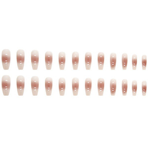 Hua Fei Gradient <span class=keywords><strong>Nail</strong></span> <span class=keywords><strong>Patch</strong></span> Touch Face Wear Armure Explosion <span class=keywords><strong>Manucure</strong></span> Pièces Printemps Été Faux Ongles Ongles Artificiels - Product Image 4