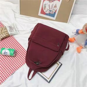 Sac à dos de sport décontracté d'inspiration coréenne fermeture à glissière étanche en polyester pour les étudiants du secondaire et du collège - Product Image 5