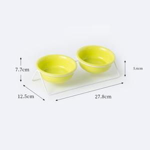 Doe Pet Grand Bol en Céramique Surélevé pour Animaux de Compagnie avec Support en Fer Moderne, Gamelle pour Chien, Gamelle d'<span class=keywords><strong>Alimentation</strong></span> Personnalisée pour Chiens - Product Image 6