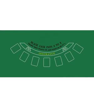 Texas Blackjack 2 Sided Rubber Layout-Matériau Caoutchouc Âge 0-3 Mois - Product Image 1