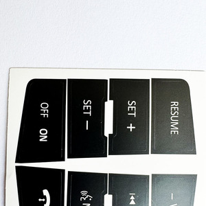Ford Focus Steering Wheel Control Button Repair Sticker Black Adhesive 2008-2010 Models - Product Image 5