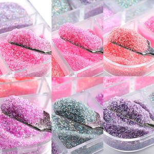 Vernis à ongles en Gel, 1 boîte, poudre de <span class=keywords><strong>sucre</strong></span>, pigments chromés, poussière scintillante - Product Image 5