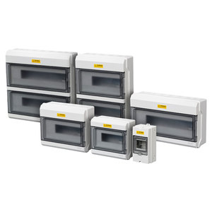 Quadro <span class=keywords><strong>Elettrico</strong></span> CE Serie PN IP65 Impermeabile in ABS/PC, 4/6/9/12/18/24/36 Vie, Tipo DC MCB per Distribuzione/Junzione di Energia - Product Image 1