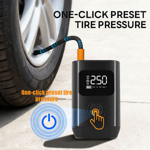 工場価格 150psi ポータブルカーエアポンプ ワイヤレスデジタルディスプレイ ポータブルエアコンプレッサー 多機能タイヤインフレータ - Product Image 5