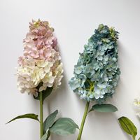 Bunga Hydrangea Ungu LY Buatan 90cm Bahan Sutra Ramah Lingkungan untuk Hari Valentine, Paskah, Dekorasi Rumah & Rangkaian Bunga