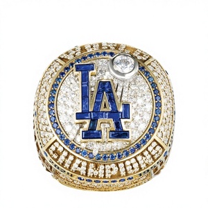 Pré-vente : Bagues de championnat personnalisées 2026 des Dodgers de Los Angeles, bijoux unisexes en alliage de zinc plaqué <span class=keywords><strong>or</strong></span>, cadeaux pour les fans - Product Image 2