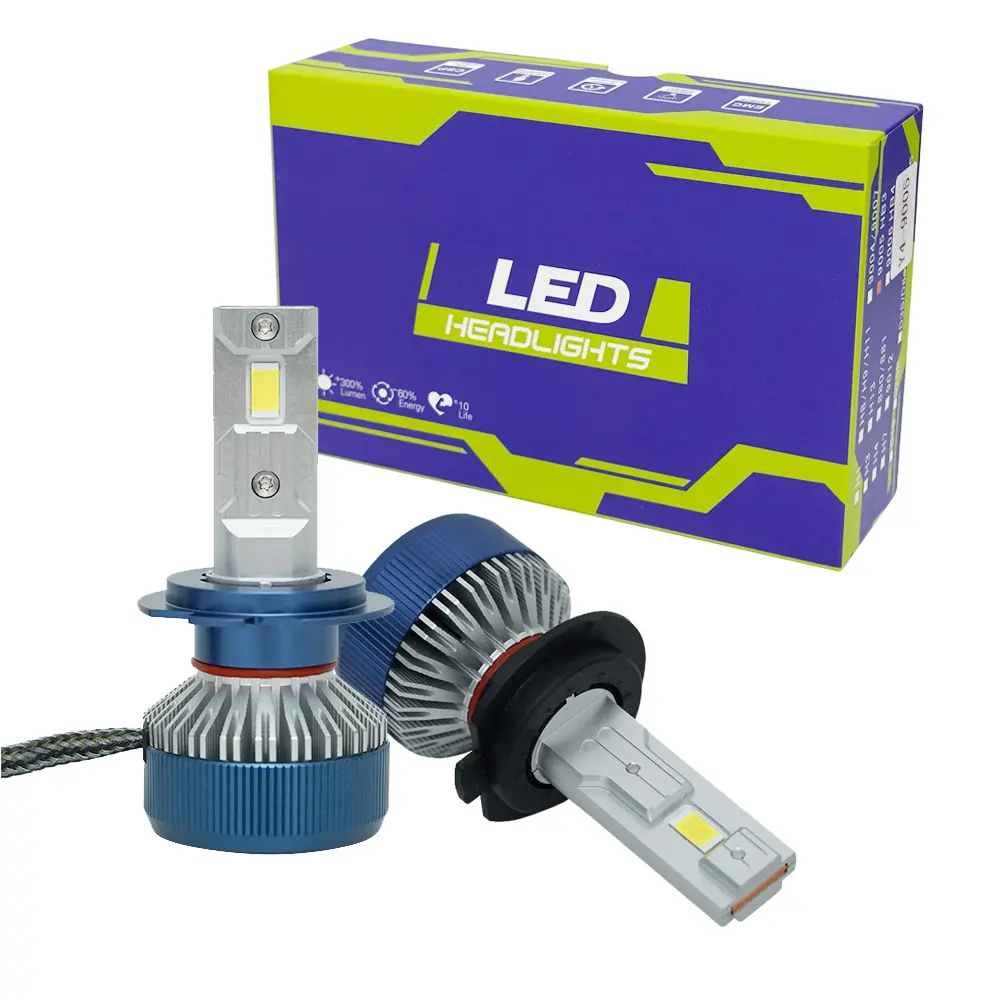 Yüksek güç 130W canbus led far csp zes çip 9005 9006 lamba H7 H11 led araba farı far