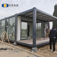 CGCH Kit Maison Villa de Luxe Modulaire Abordable Style Moderne, Préfabriquée, Petite Maison Hôtelière en Bois pour Cabane de Vacances