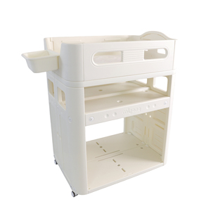 Piattaforma Angolare Salvaspazio per il Lavaggio e <span class=keywords><strong>l</strong></span>'Abbigliamento <span class=keywords><strong>del</strong></span> Bambino, Lettino Trasformabile per Casa o Postazione di Allattamento - Product Image 4