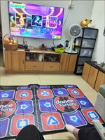 Tapis de danse NO.1 antidérapant, tapis de danse simple ou double, couverture d'exercice pour danseurs, empreinte de pied précise