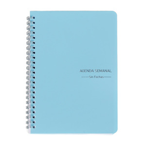 Nuovi quaderni spagnoli 2024 personalizzati Agenda settimanale settimanale a spirale organizzatore mensile A5 libri di appunti pianificatore di Agenda - Product Image 1