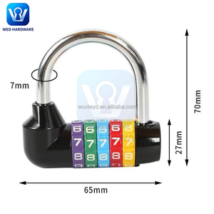 <span class=keywords><strong>Cadenas</strong></span> mécanique de <span class=keywords><strong>sécurité</strong></span> sans clé <span class=keywords><strong>à</strong></span> combinaison <span class=keywords><strong>à</strong></span> 4 lettres, corps en alliage de zinc, <span class=keywords><strong>code</strong></span> réinitialisable, multicolore - Product Image 2