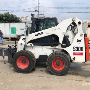 Mesin Konstruksi Mini kualitas tinggi yang digunakan <span class=keywords><strong>Bobcat</strong></span> <span class=keywords><strong>Skid</strong></span> Steer Loader S300 dalam stok untuk dijual <span class=keywords><strong>Bobcat</strong></span> Loader dengan harga rendah