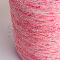 Wholesale Soft Blended Yarn Knitted Space Dye Sweater Pink Candy Color Colored Point Knitting Thread Crochet Fancy Yarn