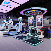 Équipement de parc sportif gonflable commercial, centre de divertissement actif intérieur pour enfants et familles