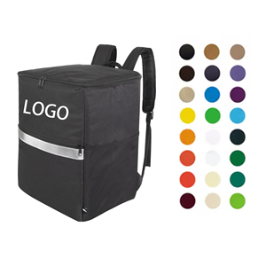 Sac à dos isotherme pour livraison de pizzas, 600D, avec poche isotherme pour aliments chauds et froids, pour livraison à vélo - Product Image 1