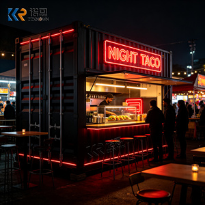 Luxe koffieshopconfiguratie in een moderne, modulaire restaurantcontainer. - Product Image 5