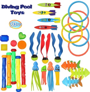 Juego <span class=keywords><strong>de</strong></span> 30 Juguetes <span class=keywords><strong>de</strong></span> Buceo para Piscina con Bolsa <span class=keywords><strong>de</strong></span> Almacenamiento, Juego <span class=keywords><strong>de</strong></span> Natación Subacuática, Juguete <span class=keywords><strong>de</strong></span> Verano, Venta al por Mayor - Product Image 1